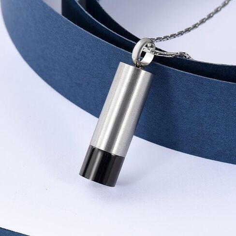 constantlife Cremation Jewelry for Ashes Engraved Deer Pattern Memorial Urn Necklace Stainless Steel Pendant Souvenir in Kuwait