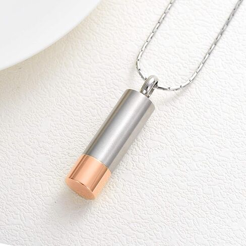 constantlife Cremation Jewelry for Ashes Engraved Deer Pattern Memorial Urn Necklace Stainless Steel Pendant Souvenir in Saudi Arabia