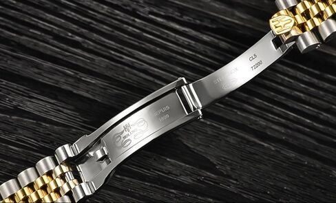 Mens Full Gold Watch Automatic Mechanical Gilded Steel Self-Wind Sapphire Glass Dress Waterproof Watch in Saudi Arabia