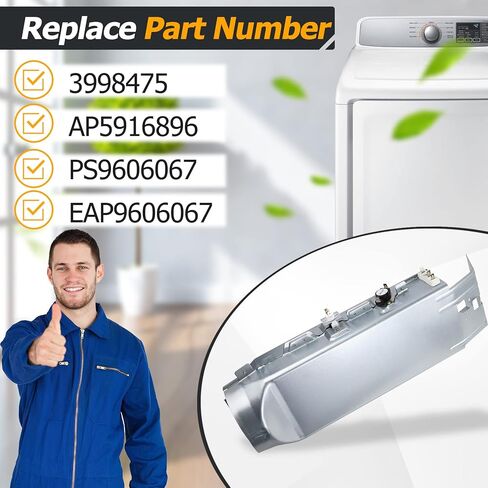 مجموعة عناصر التسخين DC93-00154A المُحدثة من Werhoo (سخان مجاري 3 أسلاك) متوافقة مع سامسونج، رقم الجزء 3282568، AP5582094، PS4216214، الشكل 6،7 يمكن رؤية المزيد من النماذج in Kuwait