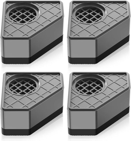 Anti Vibration Pads for Washing Machine, Shock and Noise Cancelling Rubber Mat for Washer and Dryer Isolation Dampeners Anti Slip Washing Machine Feet Pads Anti-Walk Washing Machine Stabilizer in Saudi Arabia