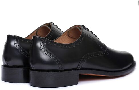 Lethato Handmade Brogue Oxford Goodyear Welted Genuine Leather Lace up Dress Shoes in Saudi Arabia