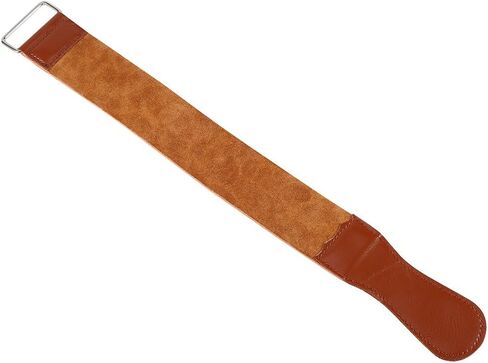 Leather Razor Shaving Strap, New Cow Leather Manual Strop Straight Barber Shaving Razor Sharpening Strap Tool Shave Sharpener Barber Hair Removal Sharpening Belt in Saudi Arabia