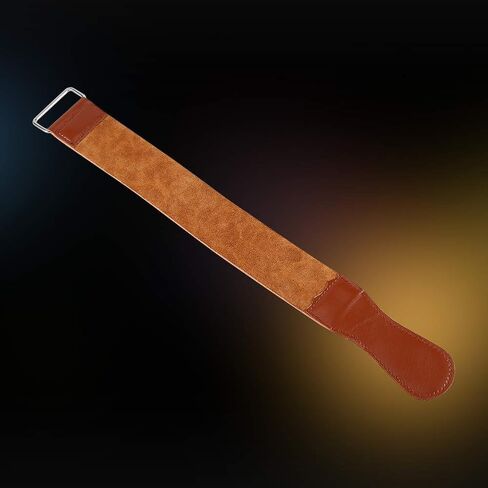 Leather Razor Shaving Strap, New Cow Leather Manual Strop Straight Barber Shaving Razor Sharpening Strap Tool Shave Sharpener Barber Hair Removal Sharpening Belt in Saudi Arabia