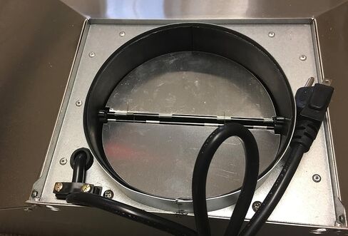 Winflo 30 In. Convertible Stainless Steel/Glass Wall Mount Range Hood with Mesh Filters and Push Button Control in Kuwait