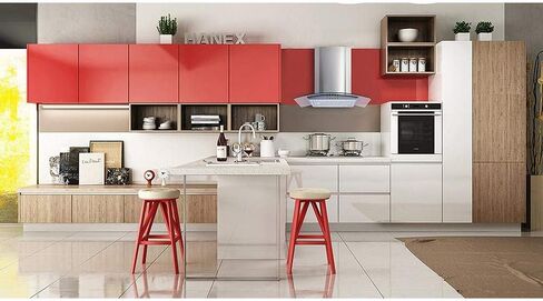 Winflo 30 In. Convertible Stainless Steel/Glass Wall Mount Range Hood with Mesh Filters and Push Button Control in Saudi Arabia