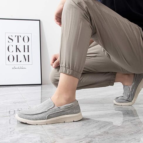 Men's Casual Cloth Boat Shoes with Soft Midsole for Outdoor Daily Activities in Saudi Arabia
