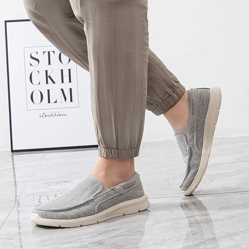 Men's Casual Cloth Boat Shoes with Soft Midsole for Outdoor Daily Activities in Saudi Arabia