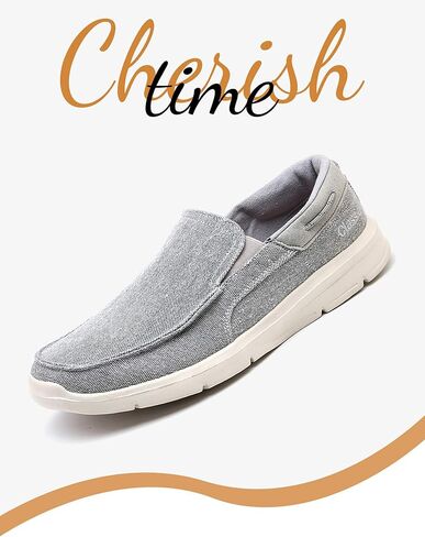 Men's Casual Cloth Boat Shoes with Soft Midsole for Outdoor Daily Activities in Saudi Arabia