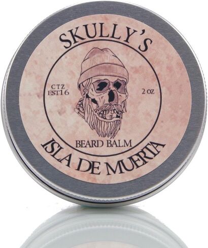 Skully's Isla De Muerta Beard Balm 2 oz. (Coconut and Pineapple Scented) Medium Hold Beard balm for Men, Deep Conditioning, Tames Flyaways, Promotes Healthy Beard Growth in Saudi Arabia