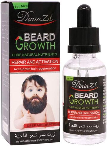 زيت نمو اللحية للرجال، مصل نمو اللحية، زيت الشارب، زيت شعر الوجه، نمو أكثر سمكًا، منتجات العناية بتساقط شعر اللحية، بلسم يترك على الشعر، يعزز إعادة نمو الشعر. in Kuwait