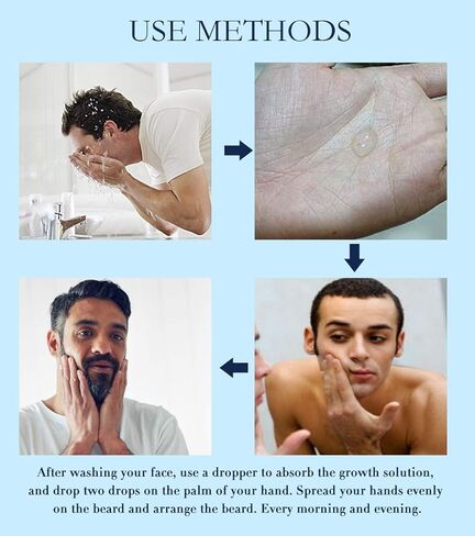 زيت نمو اللحية للرجال، مصل نمو اللحية، زيت الشارب، زيت شعر الوجه، نمو أكثر سمكًا، منتجات العناية بتساقط شعر اللحية، بلسم يترك على الشعر، يعزز إعادة نمو الشعر. in Kuwait
