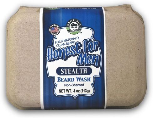 Honest For Men Stealth Beard Wash - 100% All Natural Ingredients - Best Beard Shampoo and Conditioner for a Healthy Beard - Hand Crafted in U.S.A. in Saudi Arabia