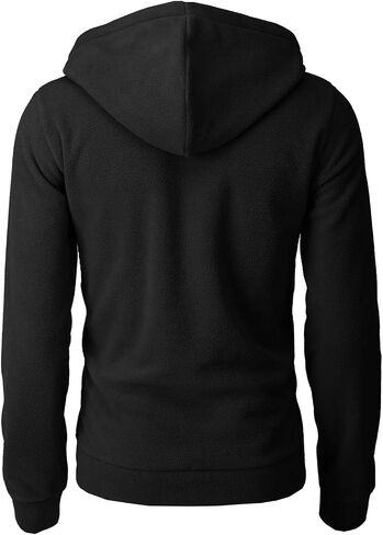 H2H Mens Casual Slim Fit Zip-up Fleece Jackets Active Winter Jackets Thermal in Saudi Arabia