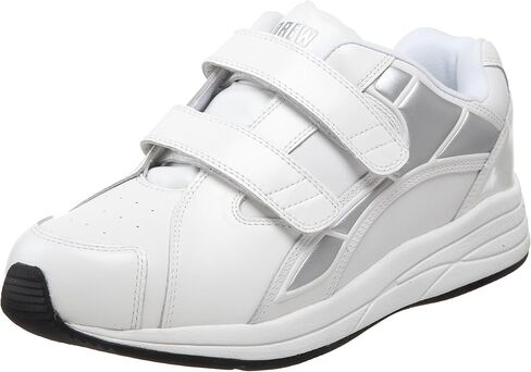 Drew Shoe Men's Force V Adjustable Strap Comfortable Walking Shoe Therapeutic Extra Depth 9 M US White in Saudi Arabia