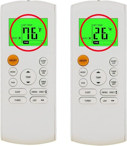 Replacement Remote Control for Midea MRCOOL FRIMEC Klimaire AC Air Conditioner RG57B1/BGE RG57B2/BGE RG57B/BGE RG57/BGE RG57A/BGE RG57A6/BGEF RG57A7/BGEF RG57A6/BGEFU1 RG57E1/BGEU1 RG57H3/BGEFU1 in Saudi Arabia