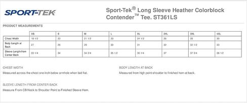 Sport Tek Men's Long Sleeve Heather Colorblock in Kuwait