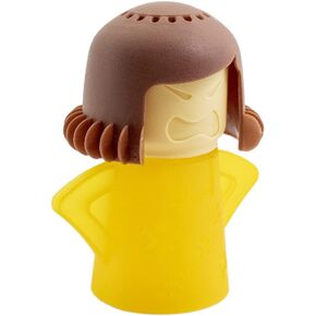 Microwave Cleaner Steam Angry mama Easily Cleans the Crud In Minutes. Fast Action Steam Kitchen Gadget,Just Add Vinegar and Water (green) in Saudi Arabia