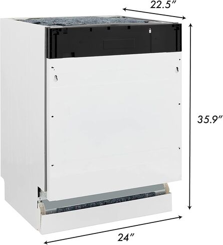 ZLINE 24" Tallac Series 3rd Rack Tall Tub Dishwasher in Custom Panel Ready with Stainless Steel Tub, 51 dBa (DWV-24) (Panel Ready) in Saudi Arabia