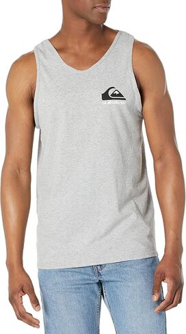 Quiksilver Men's Mw Logo Sleeveless Tank Top Tee Shirt in Saudi Arabia