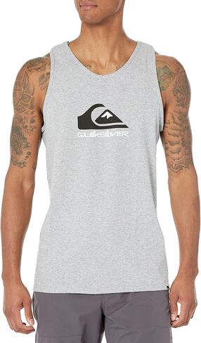 Quiksilver Men's Mw Logo Sleeveless Tank Top Tee Shirt in Saudi Arabia