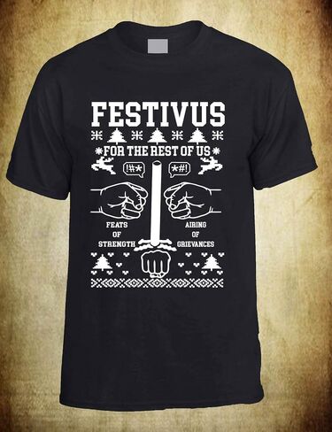 ALLNTRENDS Men's T Shirt Festivus Anti Christmas Secular Holiday Funny Complain in Saudi Arabia
