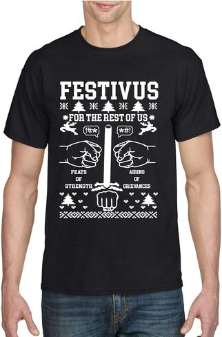 ALLNTRENDS Men's T Shirt Festivus Anti Christmas Secular Holiday Funny Complain in Saudi Arabia