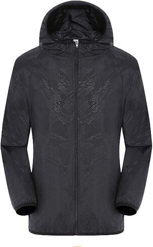 Ymosrh Women's Mens Flannel Jacket Men's Casual Jackets Windproof Ultra-Light Rainproof Windbreaker Top Winter in Saudi Arabia