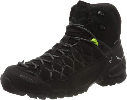 Salewa Men's MS ALP Trainer MID GTX Trekking & Hiking Boots, Black, 11.5 in Saudi Arabia
