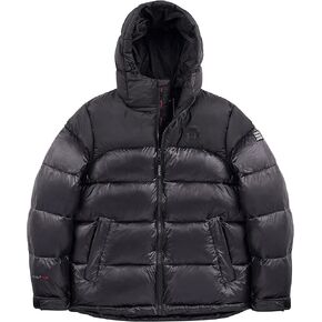 TIGER FORCE Men's Hooded Puffer Jacket Water resistant Heavyweight Sportswear Snow Coat Warm Black Dark Blue in Kuwait