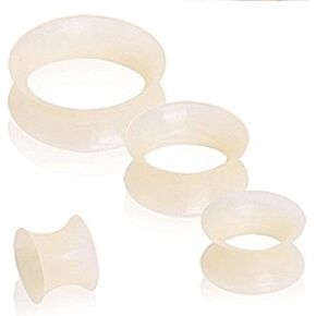 WildKlass Jewelry Ultra Thin Soft and Smooth Silicone Earskin Flesh Tone Plug in Saudi Arabia