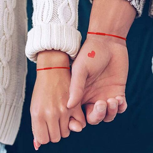 Seyaa الأحمر سلسلة سوار 7 عقدة الكابالا حماية حسن الحظ الموضوع اليدوية سلسلة أساور للنساء الرجال الفتيات الفتيان أصدقاء الأسرة in Kuwait