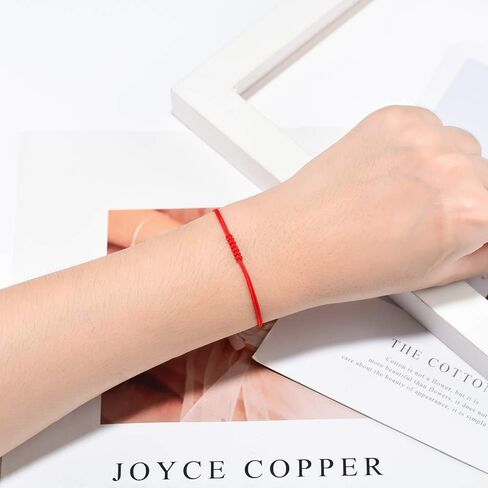 Seyaa الأحمر سلسلة سوار 7 عقدة الكابالا حماية حسن الحظ الموضوع اليدوية سلسلة أساور للنساء الرجال الفتيات الفتيان أصدقاء الأسرة in Kuwait