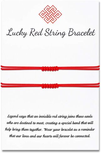 Seyaa الأحمر سلسلة سوار 7 عقدة الكابالا حماية حسن الحظ الموضوع اليدوية سلسلة أساور للنساء الرجال الفتيات الفتيان أصدقاء الأسرة in Kuwait