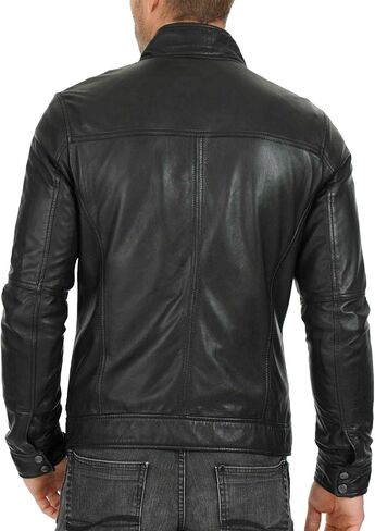 Mens Vintage Cafe Racer Motorcycle Rider Classic Biker Leather Jacket Collection in Kuwait