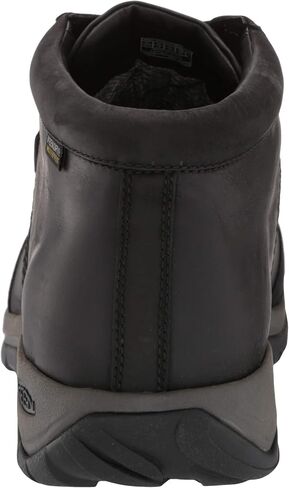 KEEN Men's Austin Mid Height Waterproof Casual Ankle Boot, Black/Black, 12 in Saudi Arabia