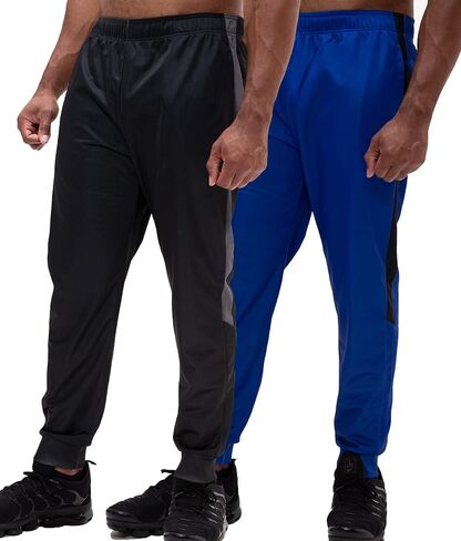 DEVOPS 1 or 2 Pack Men's Active Performance Workout Athletic Training Sweatpants Gymwear in Saudi Arabia