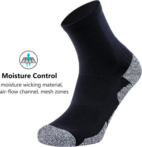CWVLC Compression Athletic Quarter Socks Cushioned for Men Women Kids in Saudi Arabia