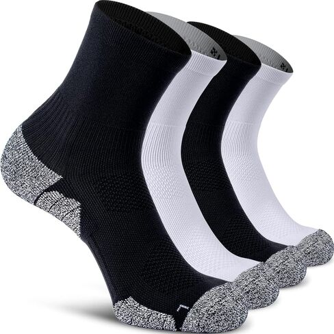 CWVLC Compression Athletic Quarter Socks Cushioned for Men Women Kids in Saudi Arabia