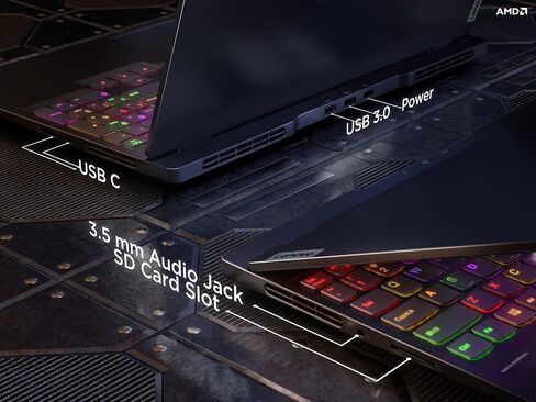 Lenovo - Legion Slim 7 - Gaming Laptop - AMD Ryzen 7 5800H - 16GB DDR4 RAM - 2 x 1TB NVMe TLC SSD - NVIDIA GeForce RTX 3060 Max-Q Graphics - 15.6" FHD 165 Hz - Windows in Saudi Arabia