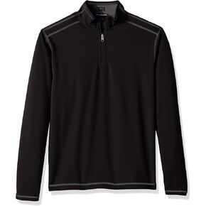Cutter & Buck Men's 50+ UPF Stretch Evergreen Reversible Snap Placket Pullover in Saudi Arabia