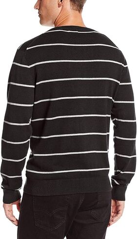 IZOD Men's Road Trip Fine Gauge Striped V-Neck Sweater in Saudi Arabia