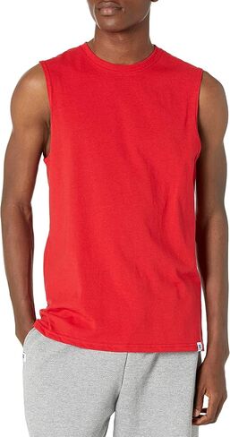 Russell Athletic Men's Cotton Performance Sleeveless Muscle T-Shirt in Saudi Arabia