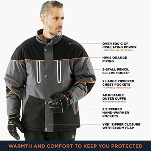سترة معزولة للرجال من RefrigiWear PolarForce، -40 درجة فهرنهايت (-40 درجة مئوية) in Kuwait