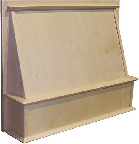 Castlewood Shaker Style Range Hood Front (H 24" | W 30" | D 7-1/4") with Ventilator/Liner - Maple (No Ventilator/Liner) in Kuwait