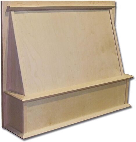 Castlewood Shaker Style Range Hood Front (H 24" | W 30" | D 7-1/4") with Ventilator/Liner - Maple (No Ventilator/Liner) in Kuwait