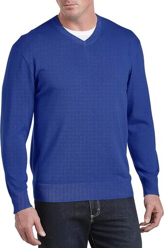 Harbor Bay by DXL Big and Tall V-Neck Pullover in Kuwait