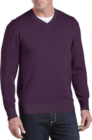 Harbor Bay by DXL Big and Tall V-Neck Pullover in Kuwait