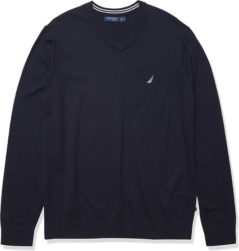 Nautica Men's Big and Tall Navtech V-Neck Sweater in Kuwait