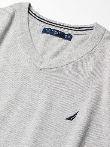 Nautica Men's Big and Tall Navtech V-Neck Sweater in Kuwait